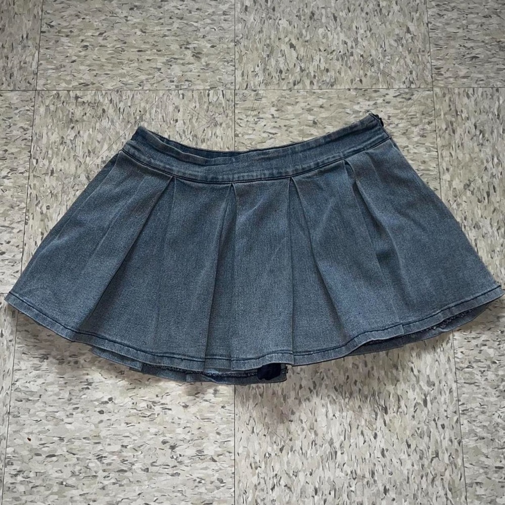 AKIRA Denim Mini Skirt